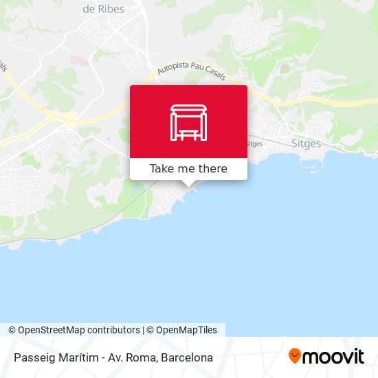 Passeig Marítim - Av. Roma map