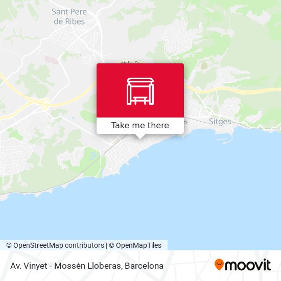 Av. Vinyet - Mossèn Lloberas map