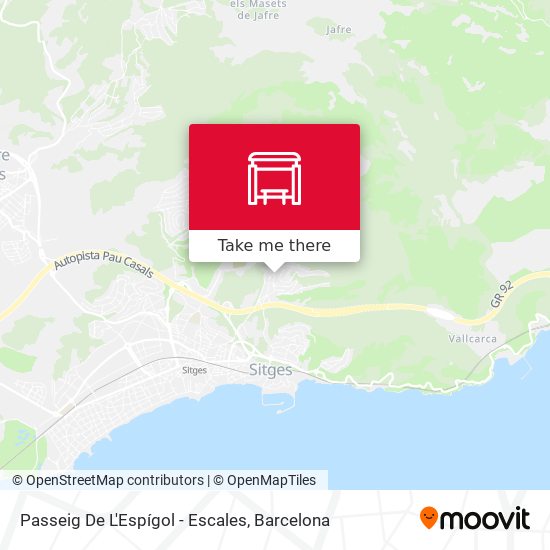 Passeig De L'Espígol - Escales map