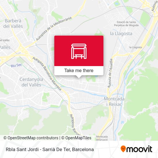 Rbla Sant Jordi - Sarrià De Ter map