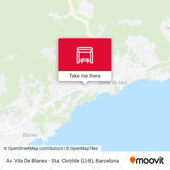 Av. Vila De Blanes - Sta. Clotilde (Ll-B) map