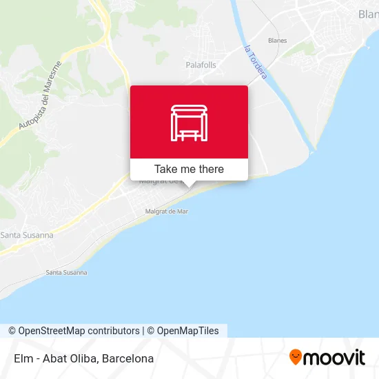 Elm - Abat Oliba map