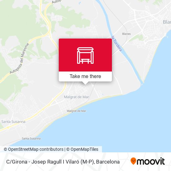 C / Girona - Josep Ragull I Vilaró (M-P) map