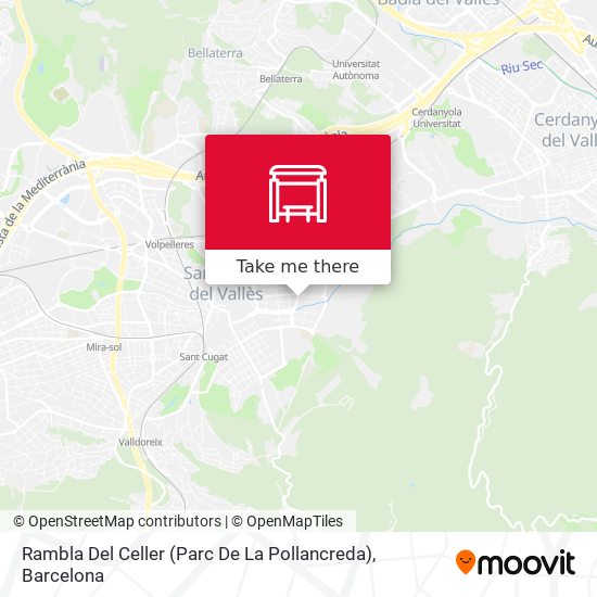 Rambla Del Celler (Parc De La Pollancreda) map