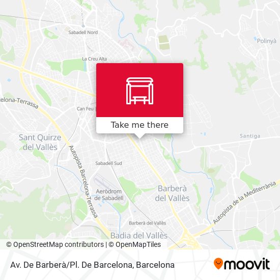 Av. De Barberà / Pl. De Barcelona map