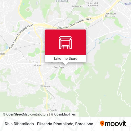 Rbla Ribatallada - Elisenda Ribatallada map
