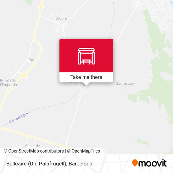 Bellcaire (Dir. Palafrugell) map