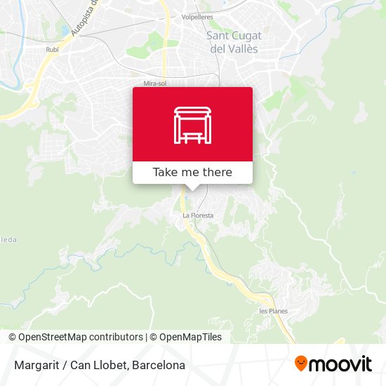 Margarit / Can Llobet map