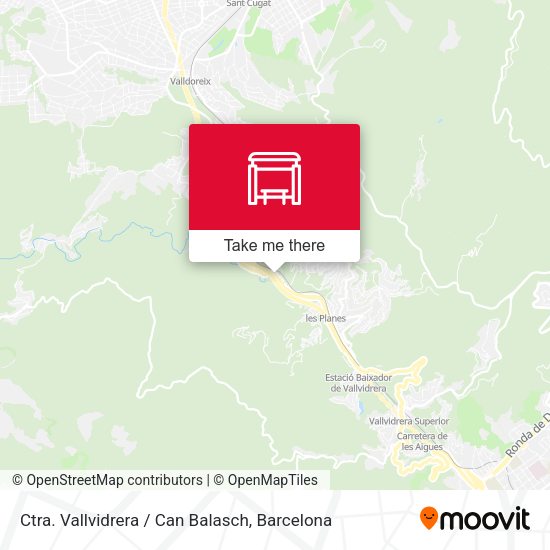 Ctra. Vallvidrera / Can Balasch map