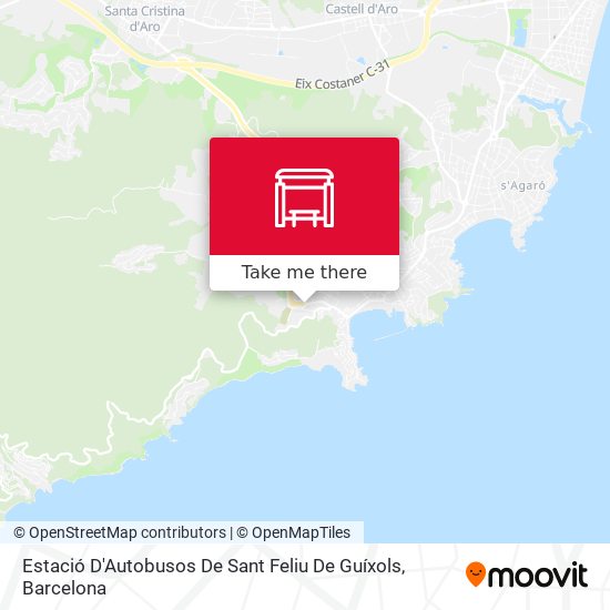 Estació D'Autobusos De Sant Feliu De Guíxols map