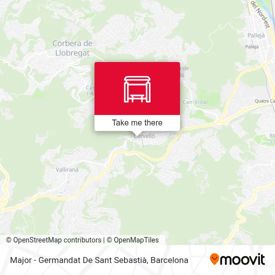 Major - Germandat De Sant Sebastià map