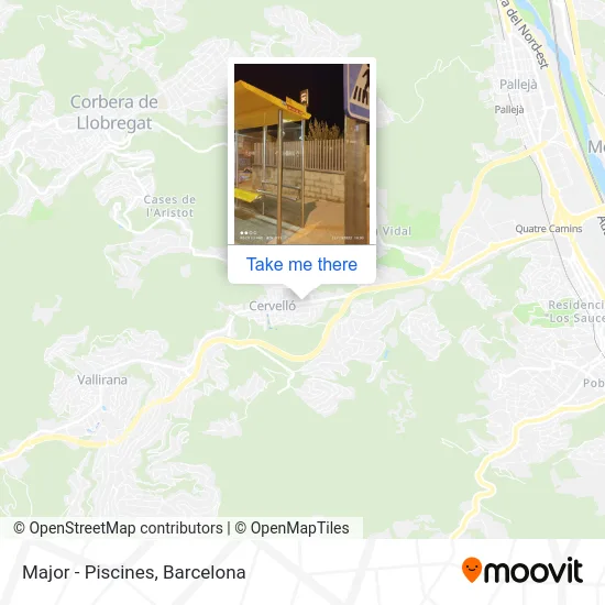 Major - Piscines map