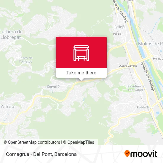 Comagrua - Del Pont map