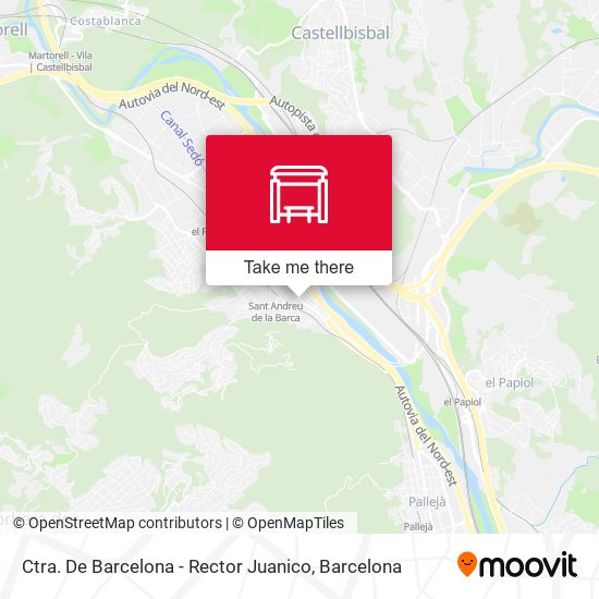 Ctra. De Barcelona - Rector Juanico map