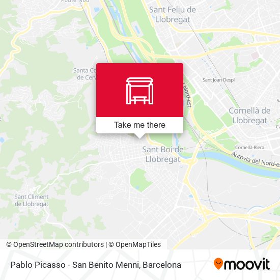 Pablo Picasso - San Benito Menni map