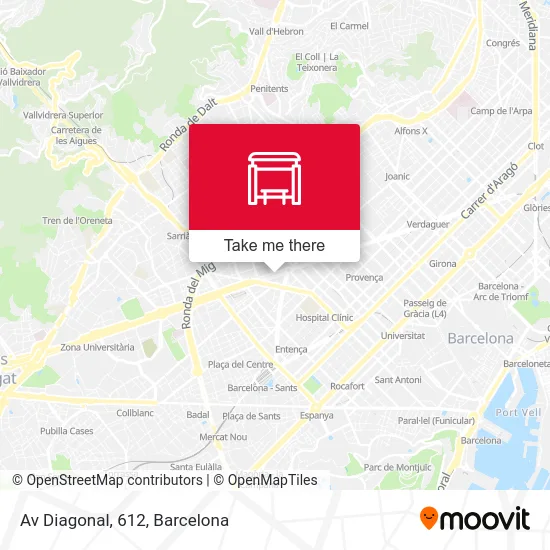 Av Diagonal, 612 map