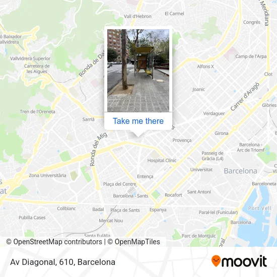 Av Diagonal, 610 map