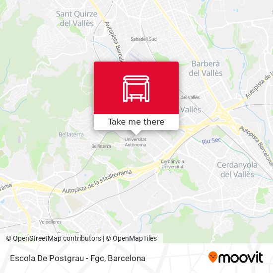 Escola De Postgrau - Fgc map