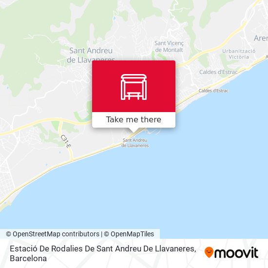 Estació De Rodalies De Sant Andreu De Llavaneres map