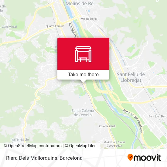 Riera Dels Mallorquins map