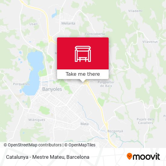 Catalunya - Mestre Mateu map