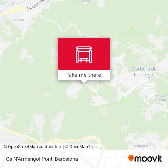 Ca N’Armengol Pont map