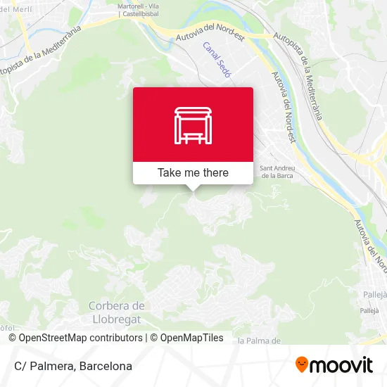 C/ Palmera map