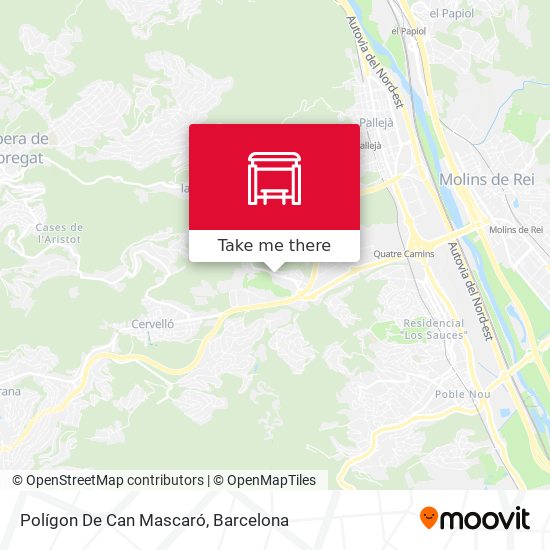 Polígon De Can Mascaró map