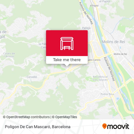 Polígon De Can Mascaró map