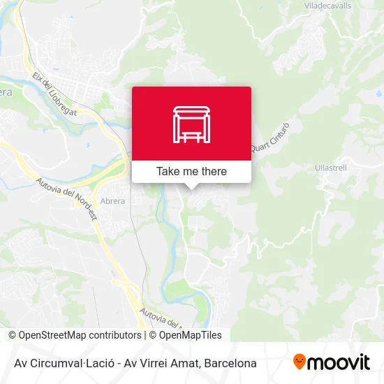 Av Circumval·Lació - Av Virrei Amat map