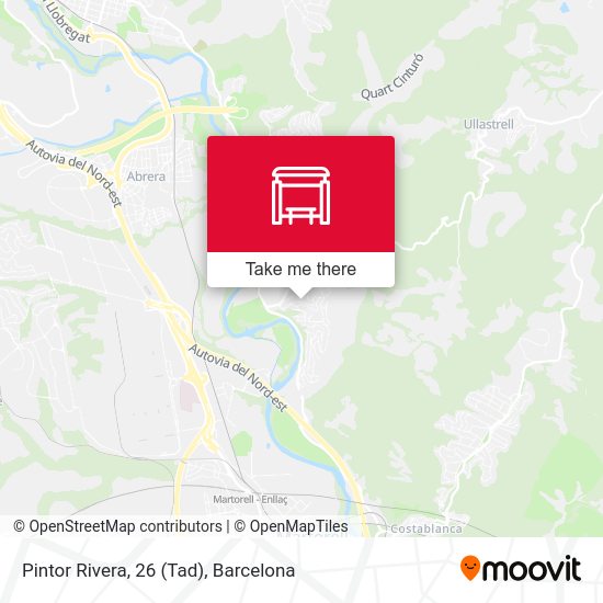 Pintor Rivera, 26 (Tad) map