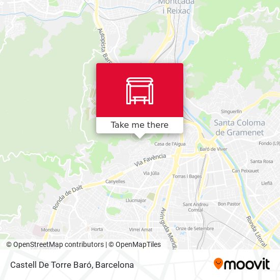 Castell De Torre Baró map
