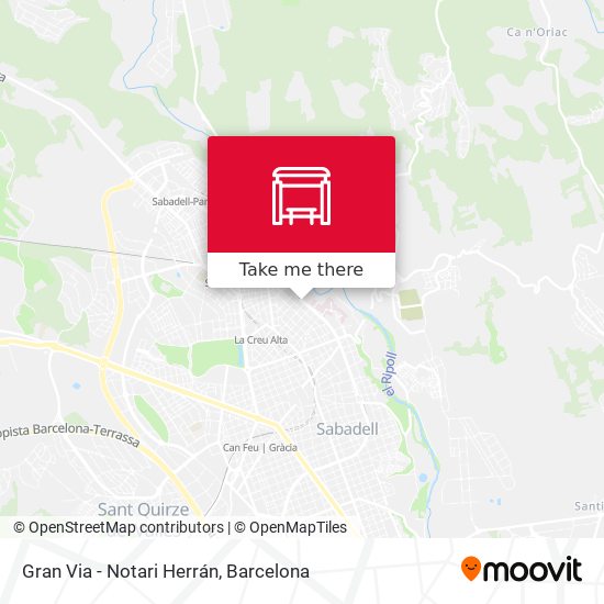 Gran Via - Notari Herrán map
