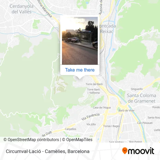 Circumval·Lació - Camèlies map