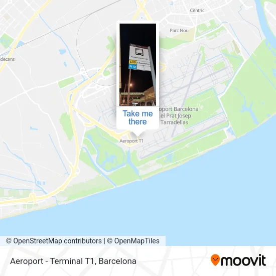 Aeroport - Terminal T1 map