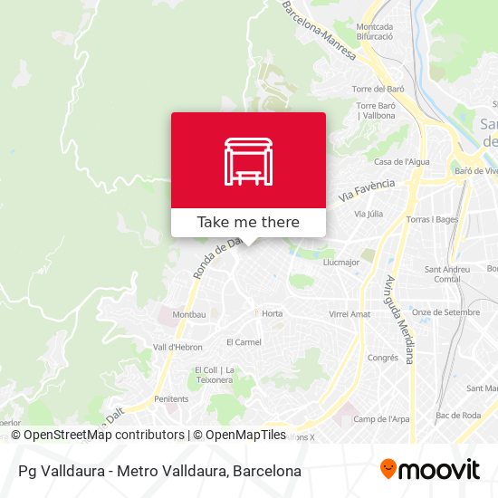 Pg Valldaura - Metro Valldaura map