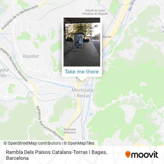 Rambla Dels Països Catalans-Torras I Bages map