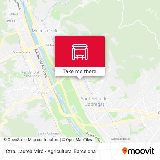 Ctra. Laureà Miró - Agricultura map