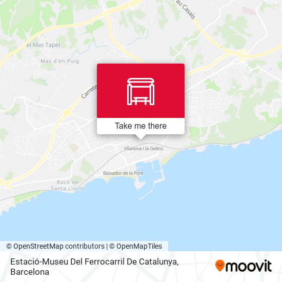 Estació-Museu Del Ferrocarril De Catalunya map