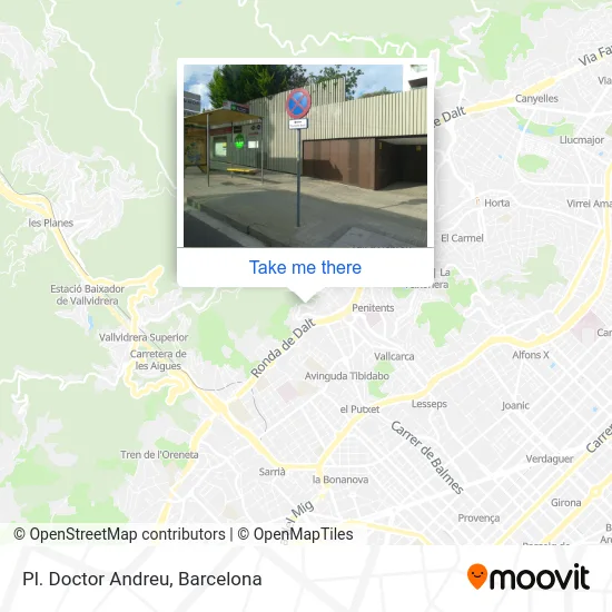 Pl. Doctor Andreu map