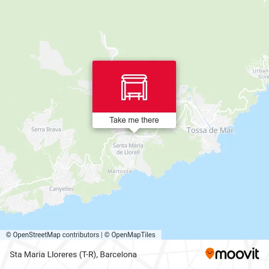 Sta Maria Lloreres (T-R) map