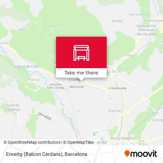 Enveitg (Balcon Cerdans) map