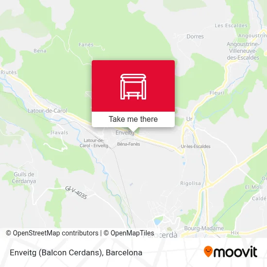 Enveitg (Balcon Cerdans) map