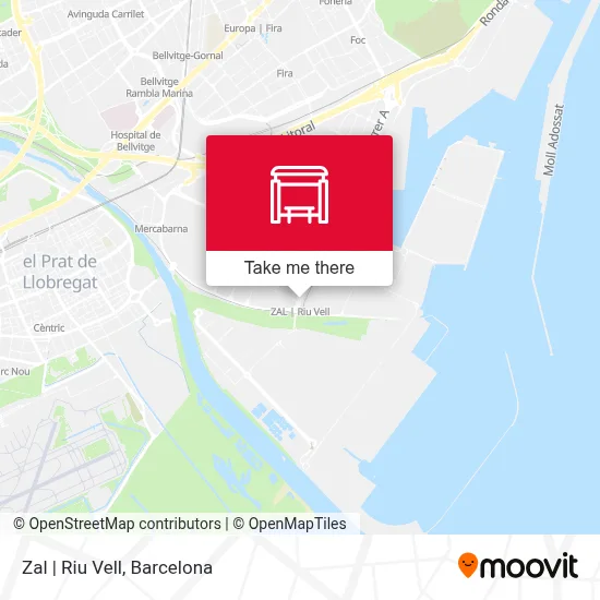 Zal | Riu Vell map