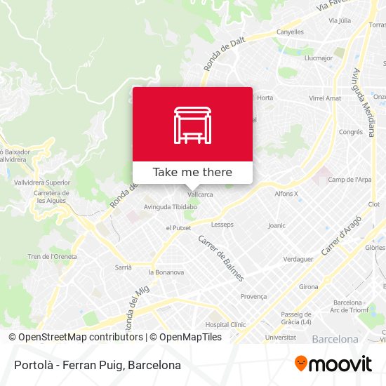 Portolà - Ferran Puig map
