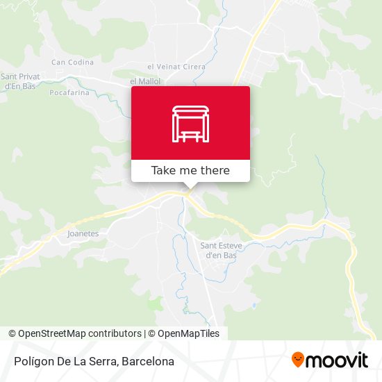 Polígon De La Serra map