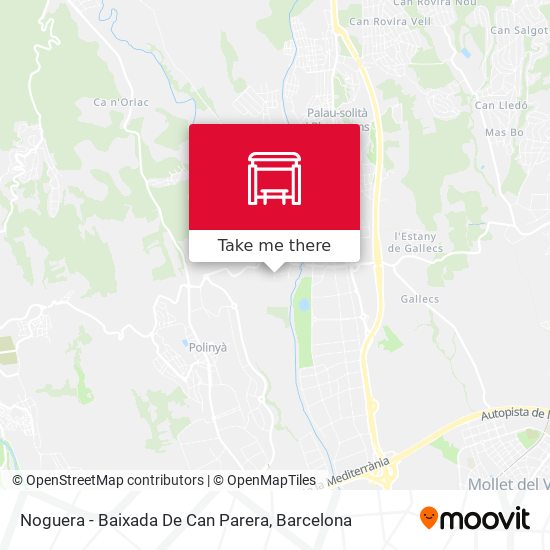 Noguera - Baixada De Can Parera map
