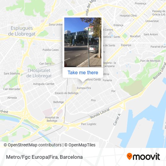 Metro/Fgc Europa|Fira map