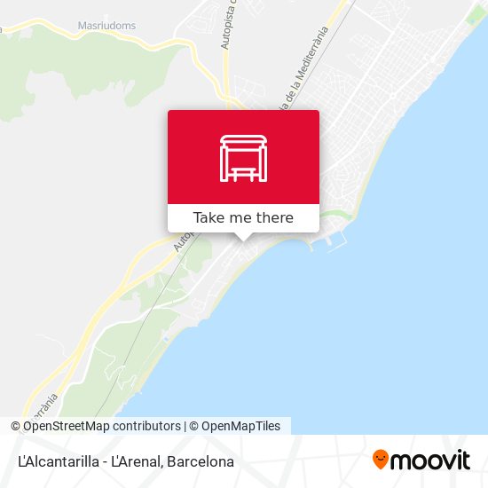 L'Alcantarilla - L'Arenal map