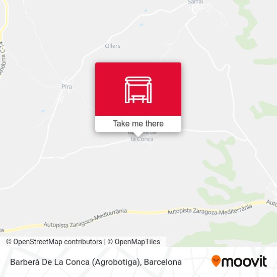 Barberà De La Conca (Agrobotiga) map